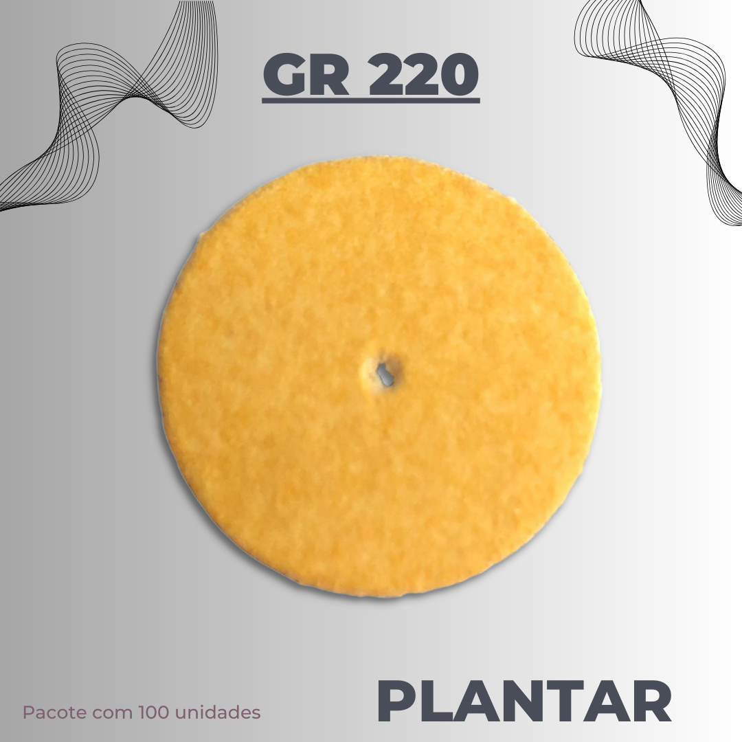 Lixa Plantar(GR 220) Norton - Pacote com 100 Unidades
