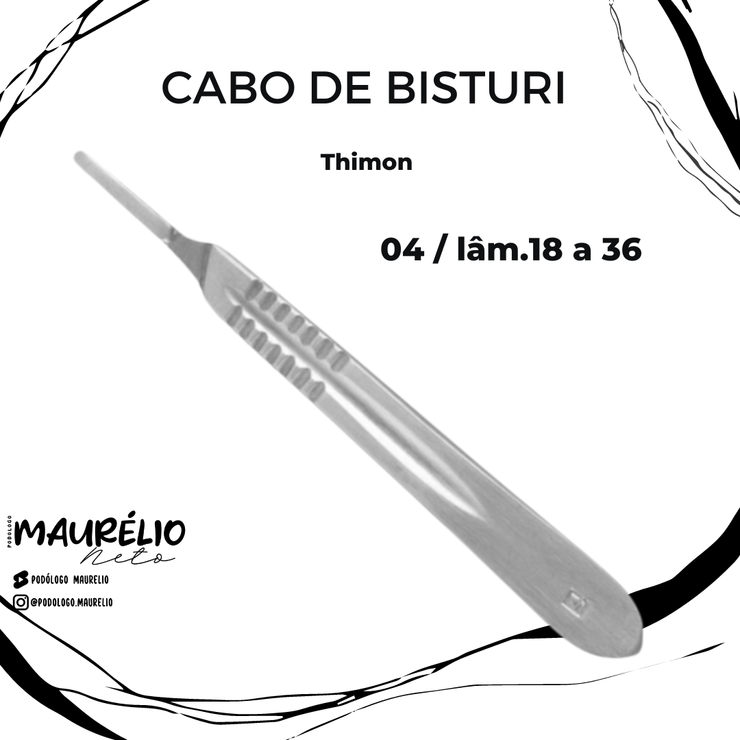 CABO DE BISTURI 04, LÂMINA 18-36 THIMON