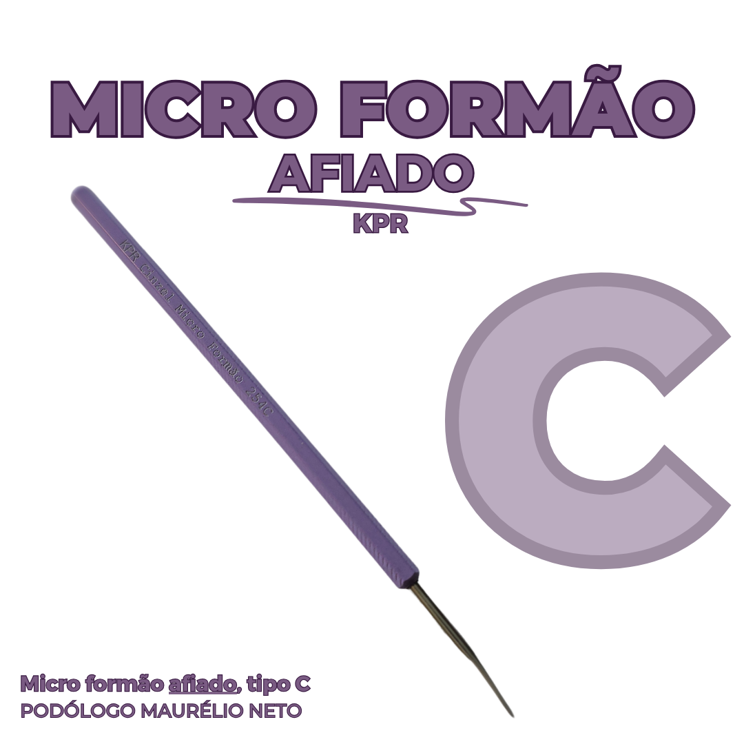MICRO FORMÃO MODIFICADO TIPO C (AFIADO) LILÁS KPR
