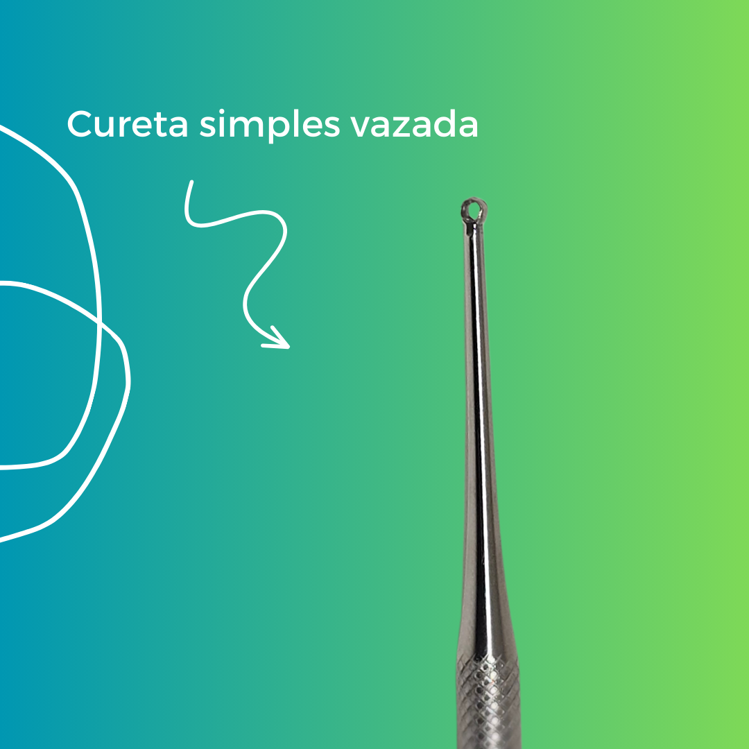 CURETA SIMPLES VAZADA Nº 261C