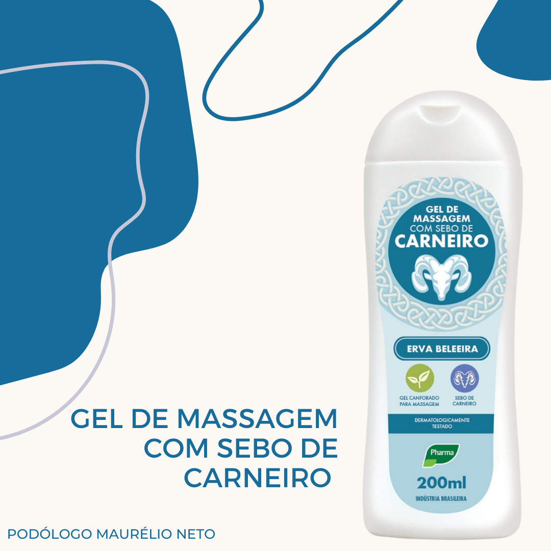 GEL DE MASSAGEM SEBO DE CARNEIRO