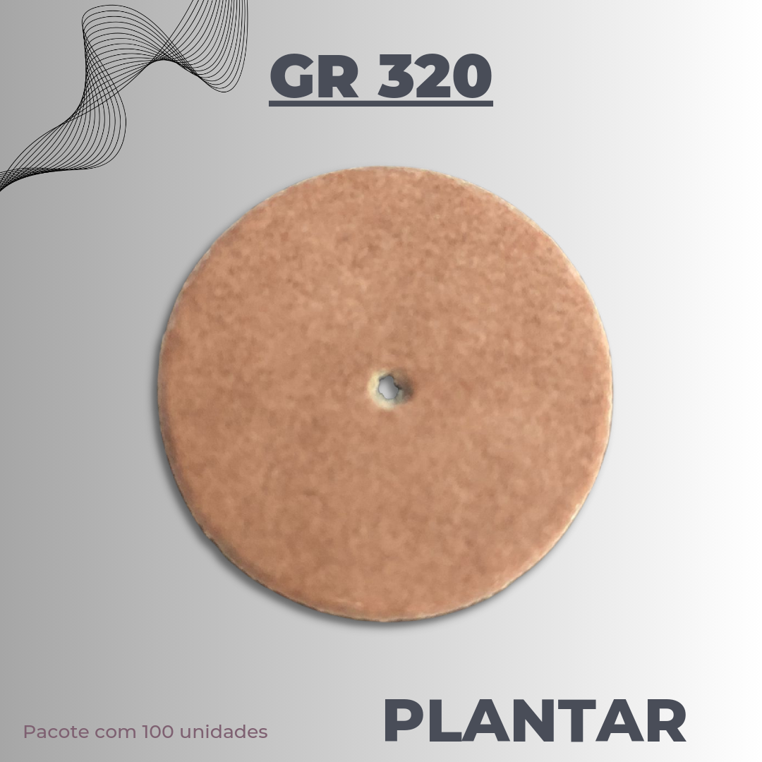 Lixa Plantar(GR 320) Norton - Pacote com 100 Unidades