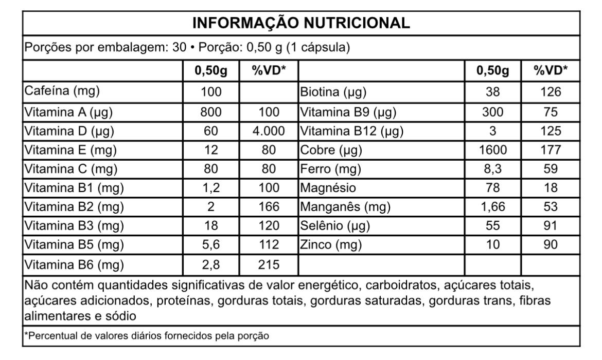 FORTINUTRY FOCUS DE VITAMINAS E MINERAIS