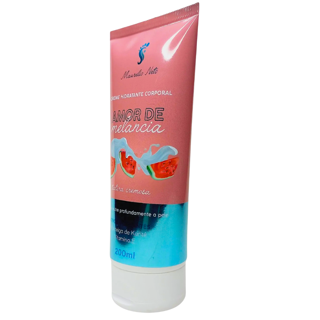 AMOR DE MELANCIA CREME HIDRATANTE CORPORAL - 200ml (10) UNIDADES
