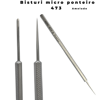 BISTURI MICRO PONTEIRO 473 (A ) PRATIC (KPR) AMOLADO