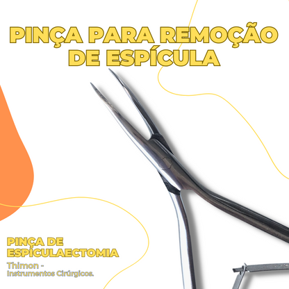 PINÇA PARA REMOÇÃO DE ESPÍCULA COM MOLA MODIFICADA THIMON