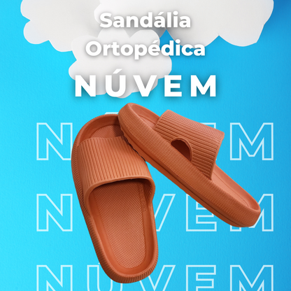 Sandália Ortopédica Fly Feet -  Nuvem - Ortophauher ( LARANJA) 34/35
