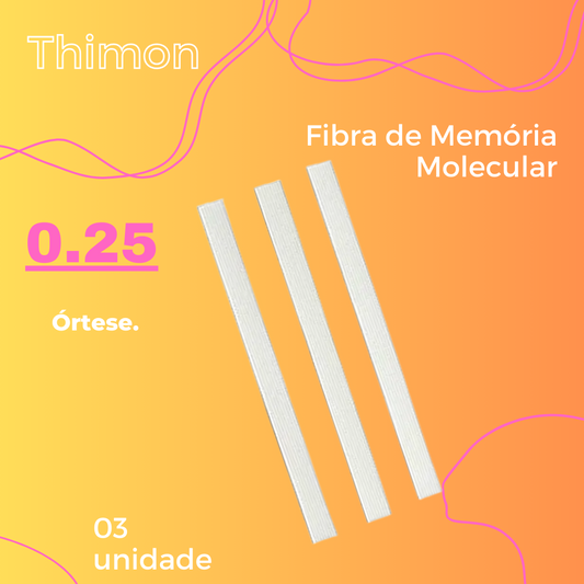 Fibra de Memória Molecular -Thimon Jogo com 03 - 0.25 mm