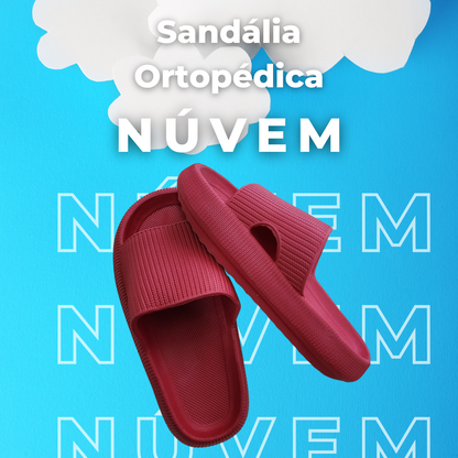 Sandália Ortopédica Fly Feet -  Nuvem - Ortophauher ( VERMELHO) 34/35