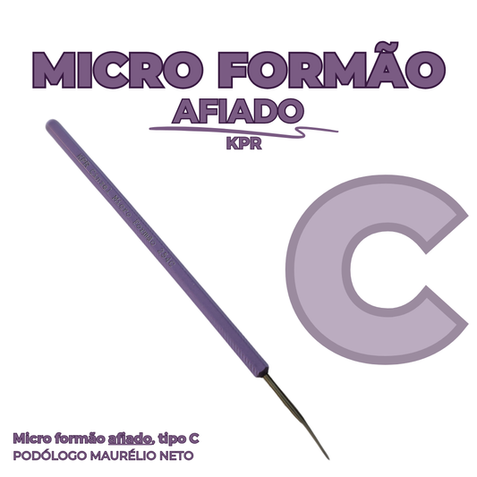 Micro Formão Modificado - Tipo C - Afiado kpr Lilás