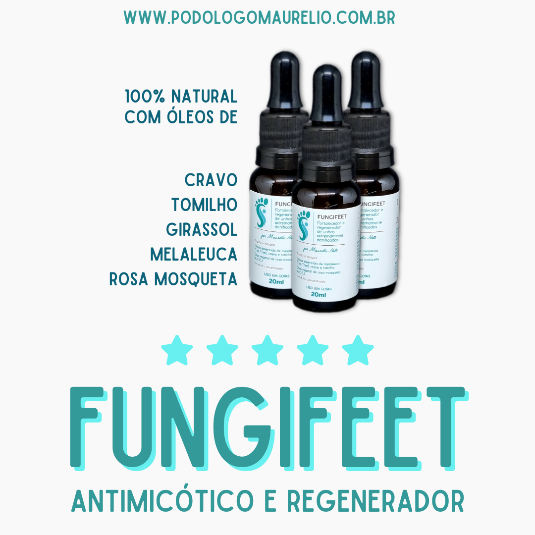 Kit Fungifeet (3) unidades - Podólogo Maurélio Neto(SUPER OFERTA)