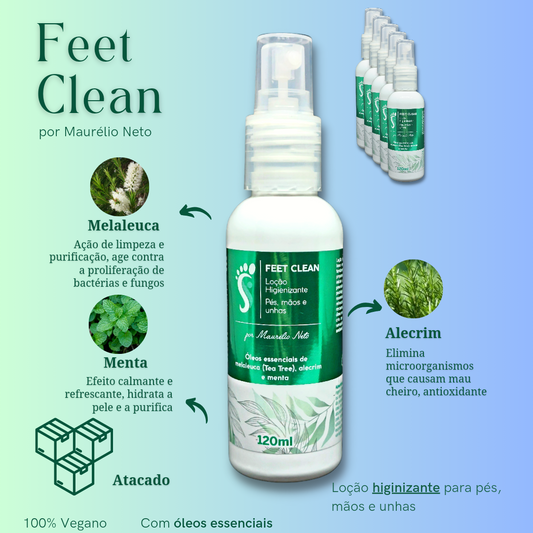 Feet Clean - 120ml - ATACADO Promoção (5) Unidades