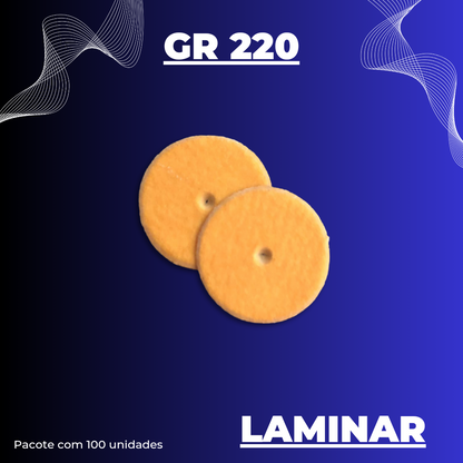 Lixa Laminar (GR 220) Norton - Pacote com 100 unidades