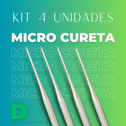KIT 4 MICRO CURETA MODIFICADA - 261 D -  PARA PÉS DIABÉTICOS (SUPER OFERTA)