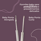 Kit Família de Formões - 5 Instrumentos - Afiados ( KPR)n B,C,10, Baby curto e longo