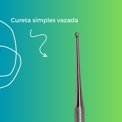 KIT CURETA SIMPLES VAZADA Nº 261C (2) UNIDADES