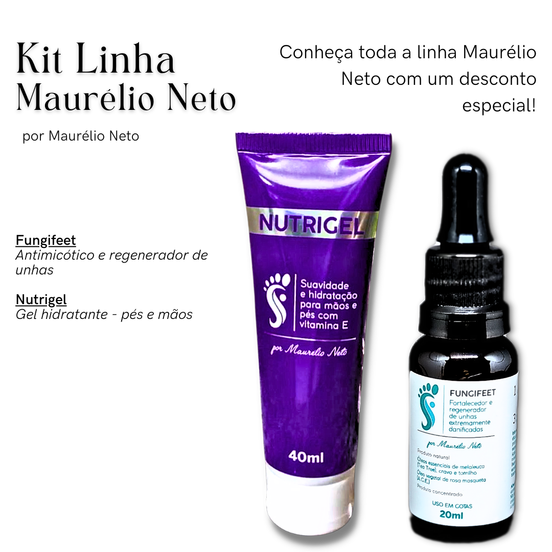 KIT DE HIDRATAÇÃO E TRATAMENTO PARA OS PÉS (FUNGIFEET) ( NUTRIGEL)