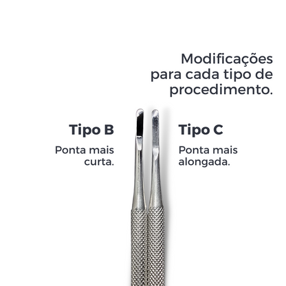 KIT PODOLOGIA (2)FORMÕES B E C (1) PINÇA DE ESPÍCULA