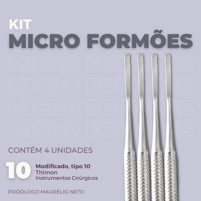 KIT FORMÃO MODIFICADO TIPO (10) THIMON (4) UNIDADES
