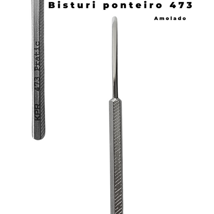 BISTURI PONTEIRO 473 PRATIC (KPR) AMOLADO