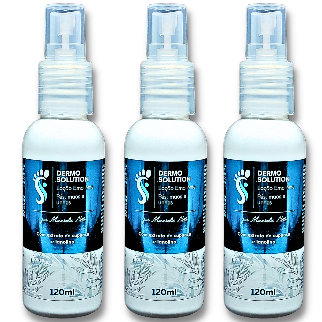DERMO SOLUTION (EMOLIENTE) 120 ML (3) UNIDADES