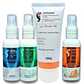 KIT SPA DOS PÉS FEET CLEAN (LOÇÃO) DERMO SOLUTION (EMOLIENTE) PODO CLEAN (DESODORANTE) HIDRANANO (CREME HIDRATANTE)