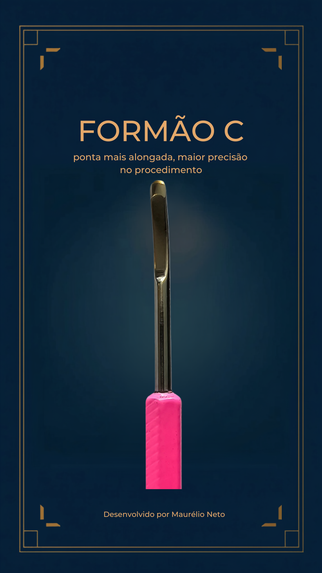 MICRO FORMÃO MODIFICADO TIPO C (AFIADO) ROSA PINK KPR
