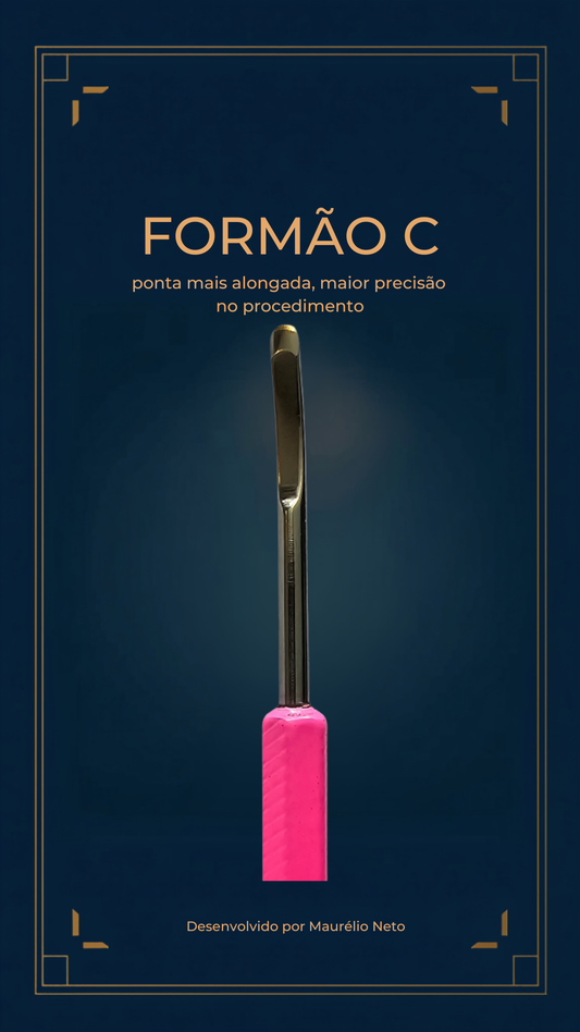 MICRO FORMÃO MODIFICADO TIPO C (AFIADO) ROSA PINK KPR