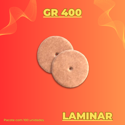 Lixa Laminar (GR 400) Kpr - Pacote com 100 unidades