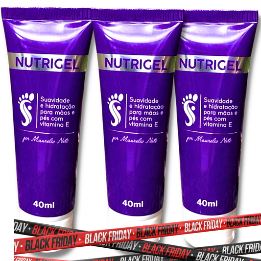 NUTRIGEL SUAVIDADE PARA TODO O CORPO RICO EM VITAMINA (E) (3)UNIDADES