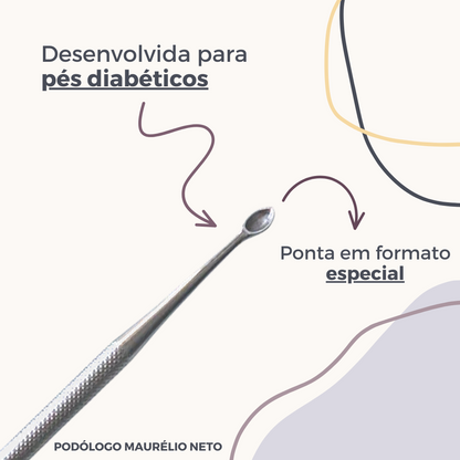 KIT CURETA ESPECIAL CONCHA - PARA PÉS DIABÉTICOS (2) UNIDADES