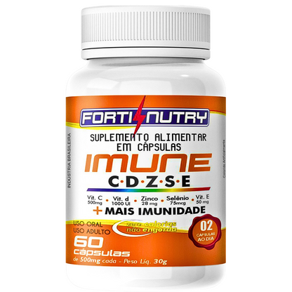 FORTINUTRY IMUNE SUPLEMENTO DE VITAMINAS E MINERAIS C D Z S E