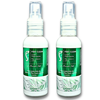 FEET CLEAN (LOÇÃO) 120 ML (2) UNIDADES