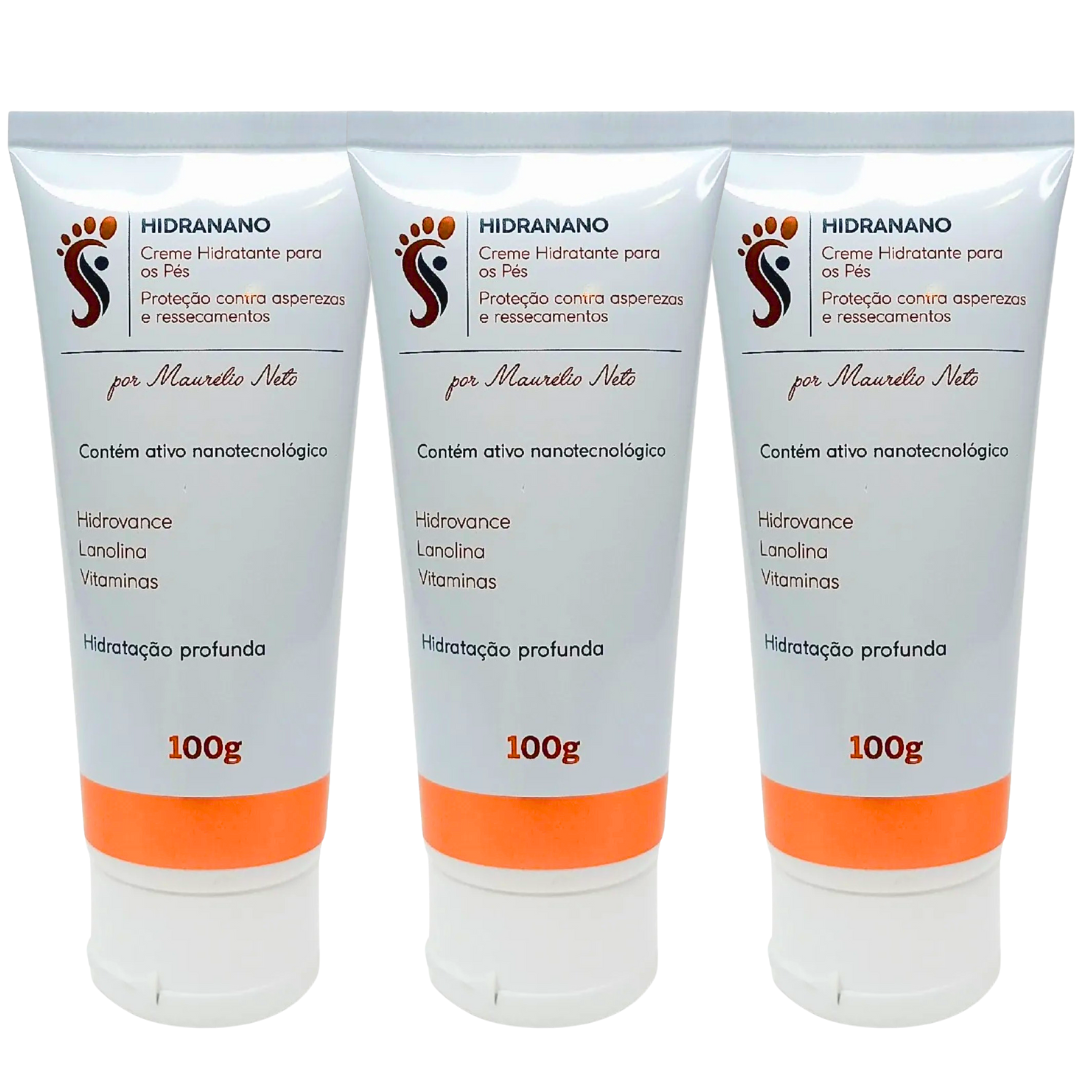 CREME HIDRATANTE PARA OS PÉS DIA A DIA (3) UNIDADES