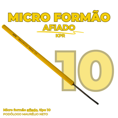 MICRO FORMÃO MODIFICADO TIPO 10 (AFIADO) AMARELO OURO KPR