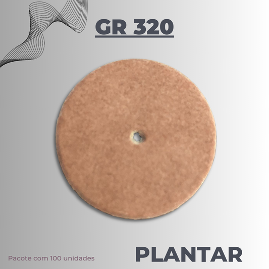 Lixa Plantar(GR 320)  Norton - Pacote com 100 Unidades