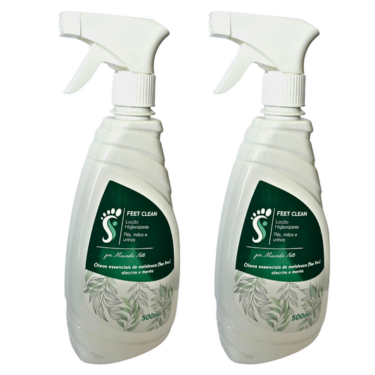 FEET CLEAN (LOÇÃO) 500 ML (2) UNIDADES