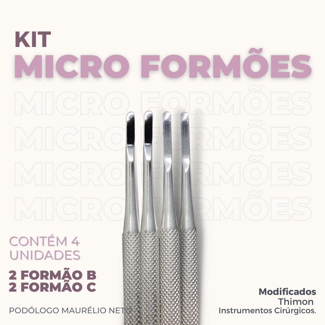 KIT DE FORMÕES (4) UNIDADES TIPO B, TIPO C