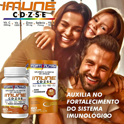 FORTINUTRY IMUNE SUPLEMENTO DE VITAMINAS E MINERAIS C D Z S E