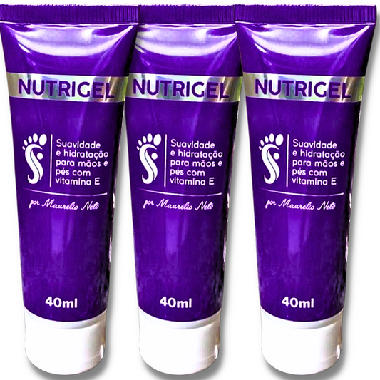 NUTRIGEL SUAVIDADE PARA TODO O CORPO RICO EM VITAMINA (E) (3)UNIDADES