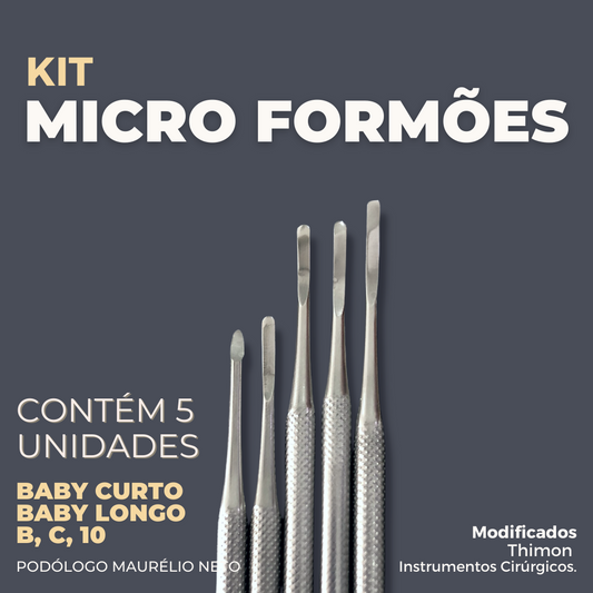 Kit Família de Formões - 5 Instrumentos