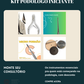 Kit Podólogo Iniciante — Alicate + Cureta + Formão + Kit de Afiação