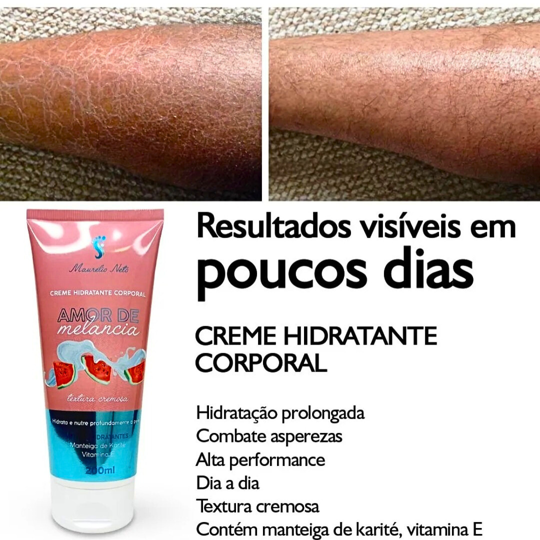 AMOR DE MELANCIA CREME HIDRATANTE CORPORAL - 200ml
