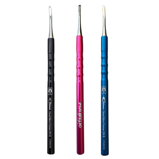 kit Micro formão b modificado rosa, preto e azul