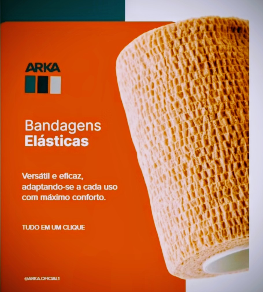 Bandagem Elástica 5,0 cm x 4,5m preta.