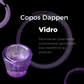 Pote Dappen Colorido - Vidro Roxo (Oferta)
