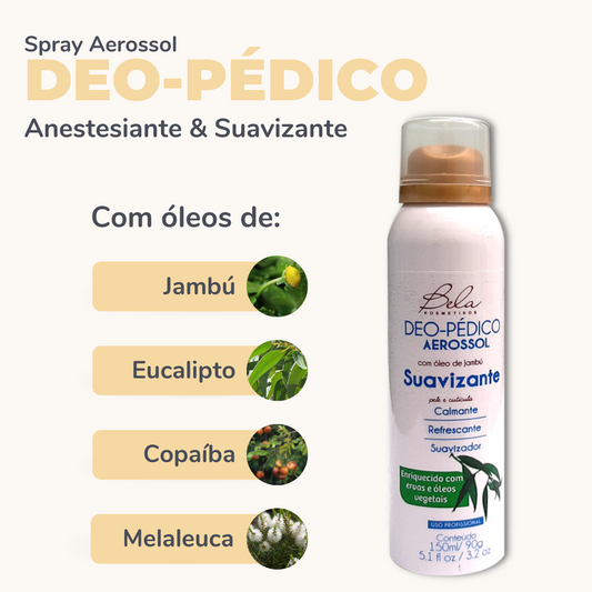 Deo-Pédico - Aerossol Suavizante e Anestesiante